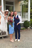 I wore this dress for my bridal shower, rehearsal dinner, and as my outfit change for my wedding. Every time, I felt feminine, comfortable, and beautiful. - Emilee B.