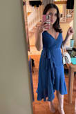 I wore it to a wedding and I got so many compliments. The fabric is light and flowy and the waistline is very flattering. Perfect for a summer event. - Danielle M.