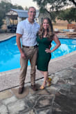 This was perfect for our anniversary. I'm in between sizes, so I sized up because of my hips. The top was a little loose and will have to be altered to wear again, but I made do with fabric tape. - Beth H.