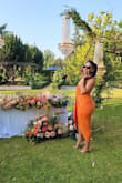 I wore this for a wedding in Spain. The fabric, color, and fit were beautiful! Loved it so much I'm buying another color in the same dress. - KIELCE L.