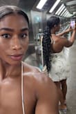 I love this dress! I got so many compliments. It fits my bust and butt well and isn't too short. My bra size is UK 32FF and I went braless which did hurt my neck a little but that's life. - Porsha R.