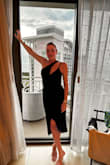 My husband loved this dress on me. It was very comfortable and had no need for under support. - Theresa B.
