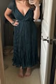 I cried when I tried it on and it didn't fit as expected - with a medium it was great on my waist but the bust didn't offer the coverage I hoped for. As someone officiating a wedding in 3 days, and already went through a round of returns, I had paid to overnight this dress in confidence it would be the one. Now I'm out even more money and still don't know what I'm wearing to this wedding. (My fault for not preparing soon enough, but the disappointment is still so real). - Stephanie F.
