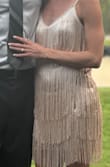 This dress is amazing! I wore it to a prom-themed 40th birthday party. I got so many compliments on it and it fit perfectly. It is so shimmery, pretty, and fun! I am definitely going to find a reason to wear it again. - Cortney F.
