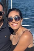 Big fan! I feel like these earrings immediately elevated my (basic) outfit/look. The backs are fishhook earring backs (large plastic circles) and they felt secure and held in place all day with no issues. The earrings were lightweight and looked super elegant in person. - Magaly R.