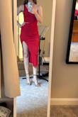I'm super happy with what I got from Lulu's this time. The outfit fits perfectly and the shoes are sexy and comfy. - Elena H.