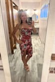 I loved this dress it fit perfectly! I got so many compliments on it too and it didn't fall so I wasn't pulling it up all night either while I was dancing ! - Amanda A.
