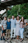 I choose this as the color palette for our family photoshoot. This dress was comfortable and flowy for our outdoor photoshoot. Perfect mix of floral and neutral colors. - Jill B.