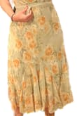 This dress was pretty but was an awkward fit for a short person. It hit me at my ankle. If you're tall it would probably look good on you! I also did not like the weird curve stitching at the bottom of the dress, it was very noticeable and made the dress look odd. - Juliann F.