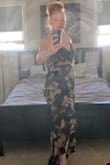 This dress is so pretty in person. Very flattering. As high quality as all the dresses I've ever ordered through Lulu's have been. Love it so much that I ordered it in two colors! My only complaint is it runs fairly long. I am 5'9" and the longer part in the back hits the ground which is fine if you wear heels but I prefer flat sandals for comfort. - Beth C.