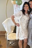 This dress is perfect for my bridal shower. Very classy and comfortable. - Shannon Z.