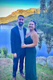 The dress fits perfectly! The zipper area was a little loose after tightening the strings. The strings did not dig into my shoulders at all which was a worry since my chest is very big.  Also, the dress doesn't run long so you can comfortably walk around without stepping on the dress. Your feet are covered, but you don't have to constantly hold your dress up. - Samantha N.