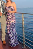 This dress was so flattering. Loved it so much. The purple was perfectly bold but not overwhelming. - Kellie W.