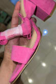 Wedding in five days and this is how I received my shoes. NOT FAIR. - Samyah A.