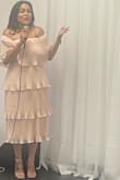 Perfect fit. Great material. Wore it for my 50th bday and everyone loved the dress and the color! - ROSEMARY F.