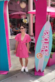 I wanted a cute Barbie dress to wear to a Cafe and this didn't disappoint! It's the perfect color and perfect for a casual outing. The only downside is that the bust area was a little loose but I anticipated that with a smaller chest (thankfully you can tie the top as tight as you need!). - Nicole C.