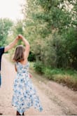 Bought this dress for my engagement photos and I liked it very much! Fits true to size. - Grace S.