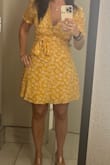 This dress is light in weight and very flattering. It's casual but also dressy. - Jennifer G.