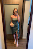 I ordered this dress for a wedding and couldn't be happier with how it looked! I got tons of compliments on it. It was super comfortable for sitting during the ceremony and dancing at the reception. The wedding was outdoors, in mid-August, and the dress barely showed any sweat. Definitely recommend! - Erin F.
