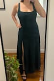 I'm obsessed with this dress! It's so hard to find dresses that work for a larger bust and this one is classy, comfortable, and I don't have to wear a bra. It's so flattering I will be ordering it in every color. - Delaney M.