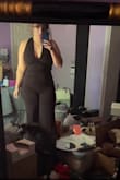Could just be my body shape? But I'm not sure and this wasn't fitting the way I wanted to. I feel like it's partially due to my body shape but also my height. I've had my eye on this forever and it is super high quality! I might end up trying to pin the front a little higher since I think my torso just isn't long enough for this. - Braylee D.