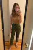 It can be tough to find work-appropriate summer clothes, but these pants are perfect. So stylish, flattering, and the linen material is very light and breathable. The cropped length also helps keep me cool. I love how versatile the color is, too! It works great with neutrals of course, but is muted enough to act AS a neutral with mustard, green, mauve, and even some oranges/reds! - Dakota S.
