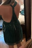 Didn't love where it hit me. It didn't compliment my shape. Comfy dress though - Allyson H.