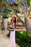 I ordered two different sizes, small and medium, and returned one of them. Nice quality and lined. I got lots of compliments in Vegas. I highly recommend this jumpsuit. - Leny S.