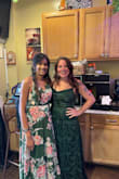 The wrap is heavy everyone thought I was pregnant. But it's a beautiful flowy dress. Loved every part of it. - Bhavya R.