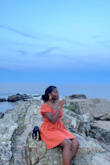 Perfect summer dress. Cute and casual and might I add, love the color.
Not too short, and fits very nicely - Gabrielle S.