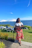 I get sooo many compliments every time I wear this skirt. It's insane. It fits true to size, can de dresses up or down and very fun and flirty for spring and summer - Gabrielle S.