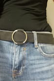 Love this belt. I'm ordering more so I have spares! I do not agree that it's one size fits all, though. I am a size 2 and there's only about 8 inches of belt left after the buckle. - Kelly K.