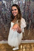 I purchased this for my daughter for her Bachelorette Party after she had ordered several dresses and returned them. She loved it and it fit perfectly! She was gorgeous! - Shelley M.