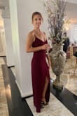 Didn't need any alteration or fixing of this dress it was perfect. I felt like it provided enough support so no bra was needed. - Darya M.