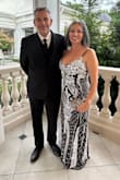 This dress has stretch and fit perfectly, some sequins fell off by the end of the night but it came with extra so I can fix it and wear it again&I got many compliments all night. - Monica A.