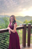 When i first put this on I thought I would need to get it hemmed and taken in but my boyfriend convinced me to leave it. Ended up being great and got so many compliments on it! - Rebecca O.