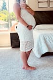 This dress is so cute and versatile. It could be worn to the pool, beach, or even out to dinner! I wore it 9 months pregnant and it was a great length for leg coverage but still nice and cool. It can also double as a swimsuit cover-up! - Morgan C.