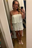 I've gotten many uses out of this flattering romper this year as a bride! As a taller girl, I struggle with rompers fitting but this one wasn't an issue! Highly recommend for dressing up or down!! - Caitlyn F.