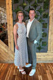 Absolutely loved this dress! It fits true to size. I bought it for my rehearsal dinner and it was perfect! Material is nice and lightweight. Perfect for any summer occasion. - Anna R.