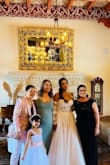 This dress fit like a glove. The length was perfect for the high heels I purchased. And the color sage so beautiful. My sister who was the bride absolutely loved it!!! - Soledad C.