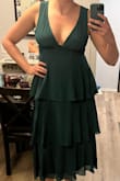 I didn't keep it. I'm looking for a black tie wedding guest dress and this didn't feel quite formal enough. But really loved this dress and it was very comfy! - Jessica K.