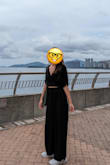 It fits perfectly and can mix and match with other tops/bottoms. Perfect for holidays and chill occasions. - Ye J.