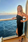 I am obsessed with this dress! I bought it for my birthday cruise to Alaska on the Princess Discovery ship. I felt like it was the perfect amount of fancy/unique/sexy. It was very comfortable and true to size. My only complaint was that the zipper was hard to close because it kept getting stuck (even when not wearing it). - Bailey H.