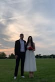 This dress had the perfect amount of grace and elegance - yet simplicity - for my sunset elopement. The bust had a good amount of support in my opinion, as long as I wore the sleeves up higher on my shoulders. Fair warning, the material stretches the longer you wear it, and it became less supportive over time. If I had more time, I would have liked to try a size S, as I think it would have snatched my bust a little better. Overall though, the M was good. If you're between sizes like me, I recommend trying both. I think the selling point of this dress for me is the material, I was surprised with how high-quality it felt. - Andjela M.