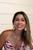 Stunning earrings but they're very heavy. Never fell off but my earlobes were a little sore by the end of the night. - Alejandra R.