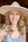 I bought this hat for a wedding in the country, but I have since gotten plenty of use out of it! It has an adjustable drawstring to be able to fit your head and matches well with many outfits - Noelle N.