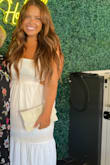 The perfect dress for a bridal shower! Fits perfect, and is exactly as pictured - Alexandra O.