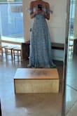 This dress is beautiful! I bought it for a wedding that I'm in. The sizing chart worked perfectly for me. - Meredith G.