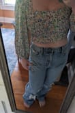 This shirt could easily be a fave, buttttt it is weirdly flattening in the front, the material pushed down ur chest in a weird way , but I LOVE it otherwise - Faith B.