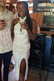 I wore this for my rehearsal dinner and it was a hit. It was a near perfect fit, only issue I had was that the area around the boobs was a little loose - Sherise W.